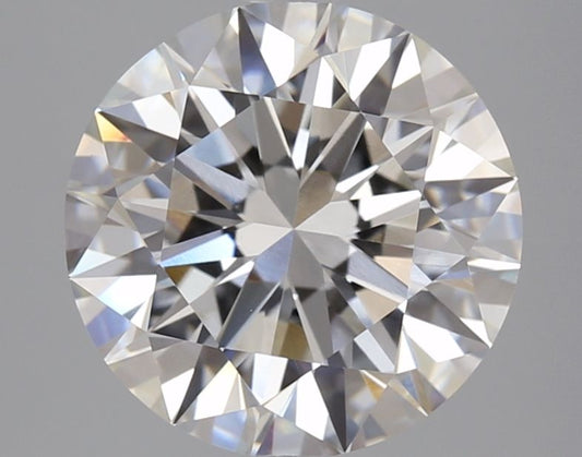 Lab-Grown Round Diamond - 4.07 Carats, F Color, VVS2 Clarity - Certified by IGI - Report Number: LG645497925