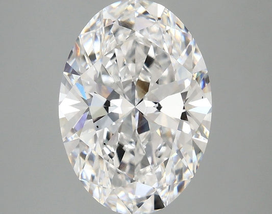 Lab-Grown Oval Diamond - 3.53 Carats, E Color, VS2 Clarity - Certified by IGI - Report Number: LG689577664