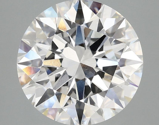 Lab-Grown Round Diamond - 4.06 Carats, E Color, VVS2 Clarity - Certified by IGI - Report Number: LG694591598