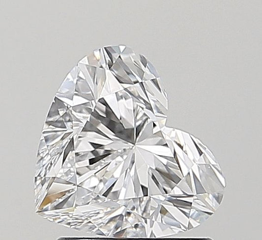Lab-Grown Heart Diamond - 1.5 Carats, D Color, VVS2 Clarity - Certified by IGI - Report Number: LG694503920
