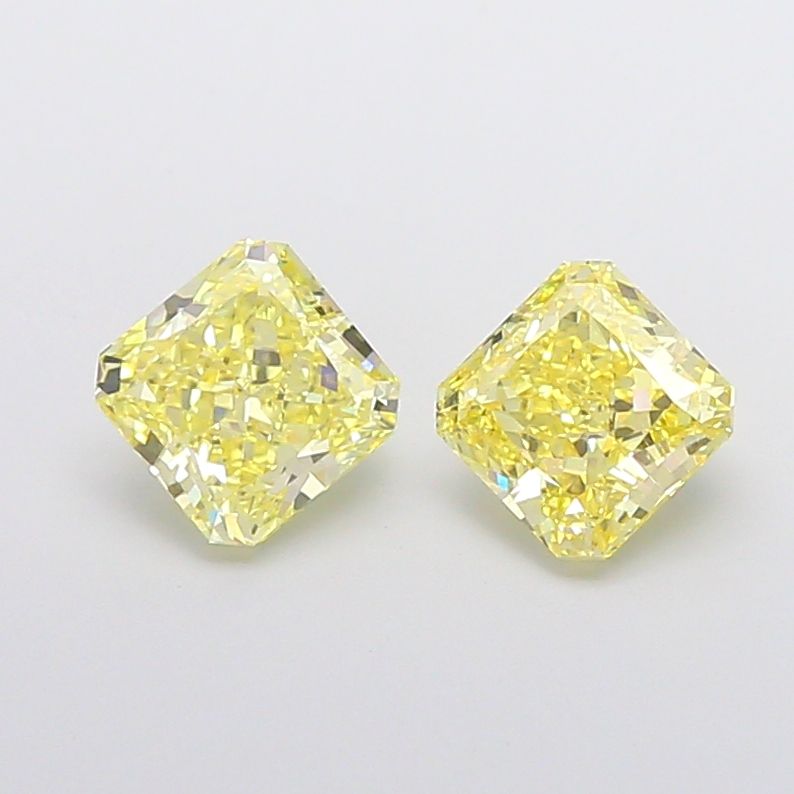 Square Radiant 1.17ct Fancy Intense Yellow VS1 - Cut • IGI • LG807635587