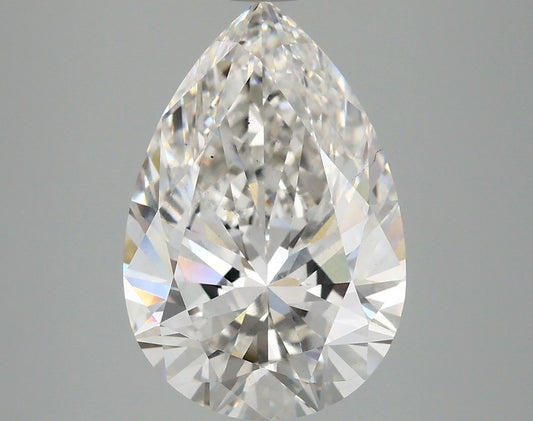 Lab-Grown Pear Diamond - 5.06 Carats, F Color, VS2 Clarity - Certified by IGI - Report Number: LG670422957