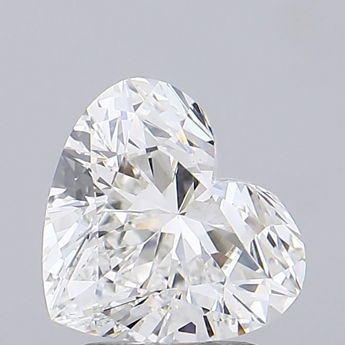 Lab-Grown Heart Diamond - 2.53 Carats, E Color, VS1 Clarity - Certified by IGI - Report Number: LG689507060