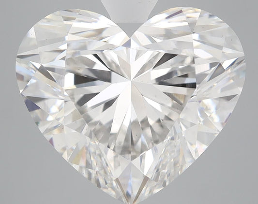 Lab-Grown Heart Diamond - 7.27 Carats, F Color, VS1 Clarity - Certified by IGI - Report Number: LG591302488