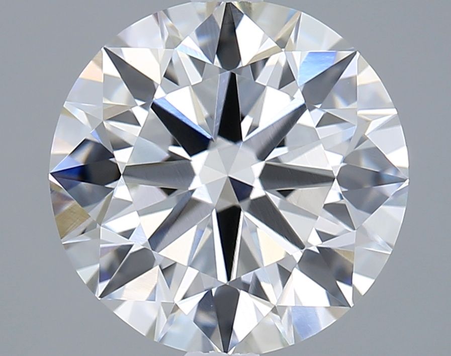 Lab-Grown Round Diamond - 3.0 Carats, F Color, VVS2 Clarity - Certified by IGI - Report Number: LG683561539