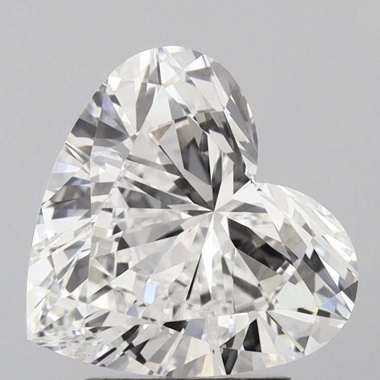 Lab-Grown Heart Diamond - 3.0 Carats, E Color, VVS2 Clarity - Certified by IGI - Report Number: LG661402168