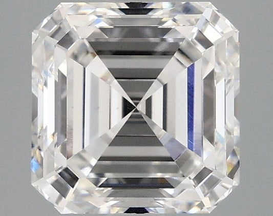 Lab-Grown Asscher Diamond - 3.09 Carats, E Color, VVS2 Clarity - Certified by IGI - Report Number: LG680593382
