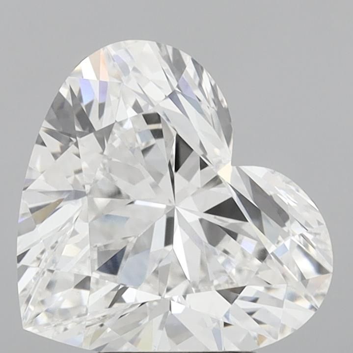 Lab-Grown Heart Diamond - 4.04 Carats, E Color, VVS2 Clarity - Certified by IGI - Report Number: LG717507685