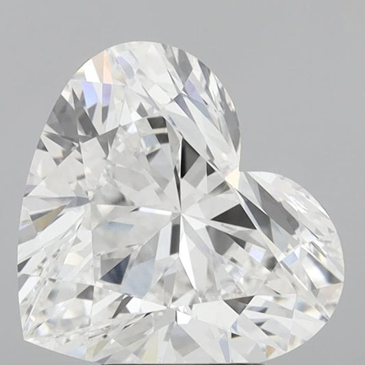 Lab-Grown Heart Diamond - 4.04 Carats, E Color, VVS2 Clarity - Certified by IGI - Report Number: LG717507685