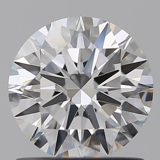 Lab-Grown Round Diamond - 0.96 Carats, D Color, VS1 Clarity - Certified by IGI - Report Number: LG665404116