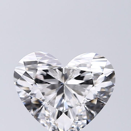 Lab-Grown Heart Diamond - 2.02 Carats, F Color, VVS2 Clarity - Certified by IGI - Report Number: LG620435956