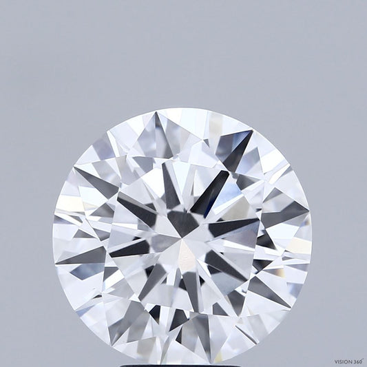 Lab-Grown Round Diamond - 6.0 Carats, E Color, VVS2 Clarity - Certified by IGI - Report Number: LG681572007