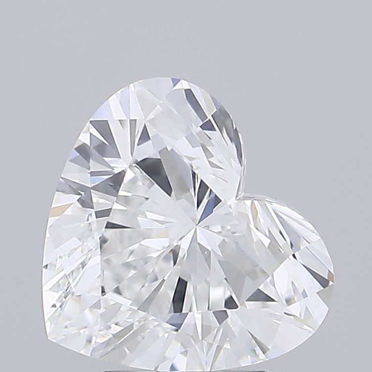 Lab-Grown Heart Diamond - 3.01 Carats, E Color, VVS2 Clarity - Certified by IGI - Report Number: LG696584344
