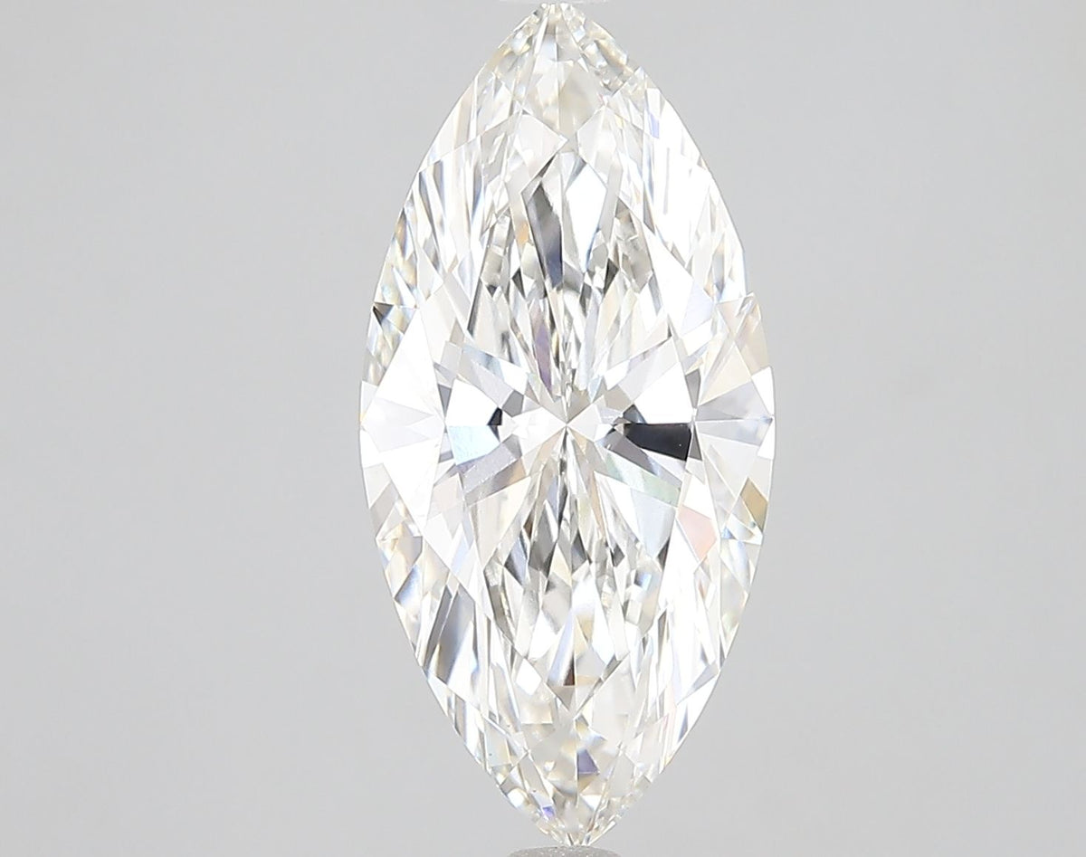 Lab-Grown Marquise Diamond - 3.51 Carats, F Color, VS1 Clarity - Certified by IGI - Report Number: LG659470346