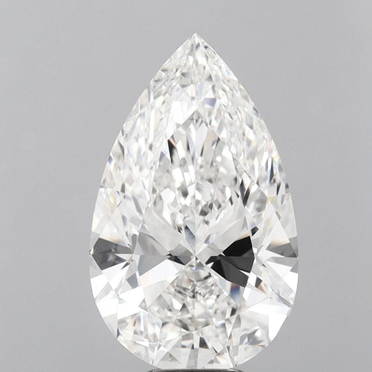 Lab-Grown Pear Diamond - 8.56 Carats, F Color, VS1 Clarity - Certified by IGI - Report Number: LG687588070