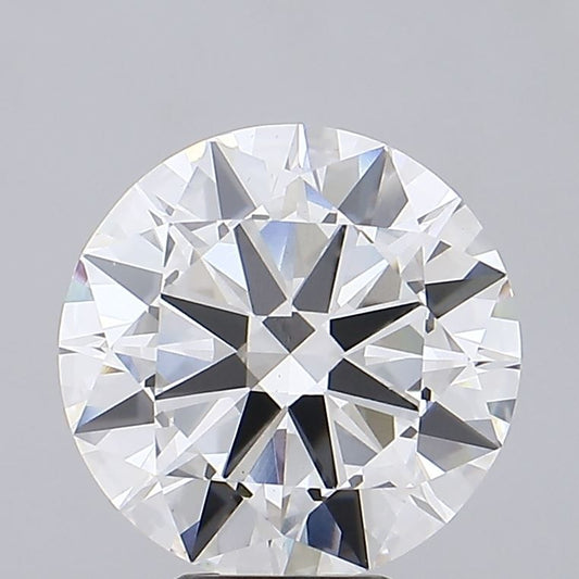 Lab-Grown Round Diamond - 7.03 Carats, E Color, VS1 Clarity - Certified by IGI - Report Number: LG692541166