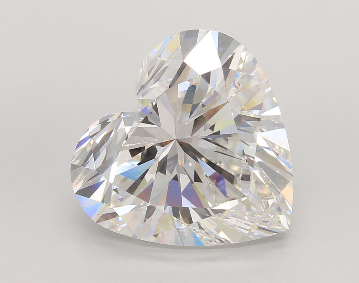 Lab-Grown Heart Diamond - 8.1 Carats, F Color, VS1 Clarity - Certified by IGI - Report Number: LG700562128