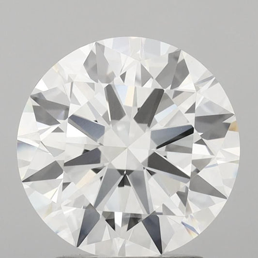 Lab-Grown Round Diamond - 3.01 Carats, F Color, VVS2 Clarity - Certified by IGI - Report Number: LG683534098