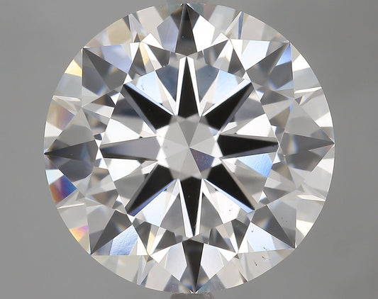 Lab-Grown Round Diamond - 7.58 Carats, E Color, VS2 Clarity - Certified by IGI - Report Number: LG595366459