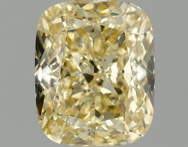 Lab-Grown Cushion Diamond - 1.08 Carats, Fancy Intense Yellow Color, VS1 Clarity - Certified by IGI - Report Number: LG675578414