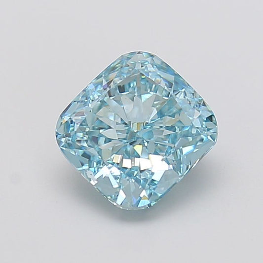 Cushion Modified 3.06ct Fancy Vivid Blue VVS2 - Cut • IGI • LG821695448