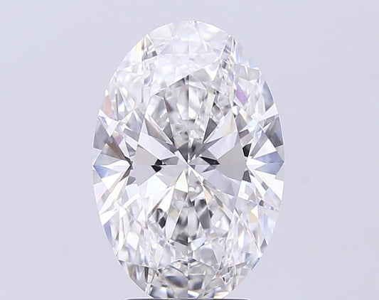 Lab-Grown Oval Diamond - 4.02 Carats, F Color, VS1 Clarity - Certified by IGI - Report Number: LG719549403