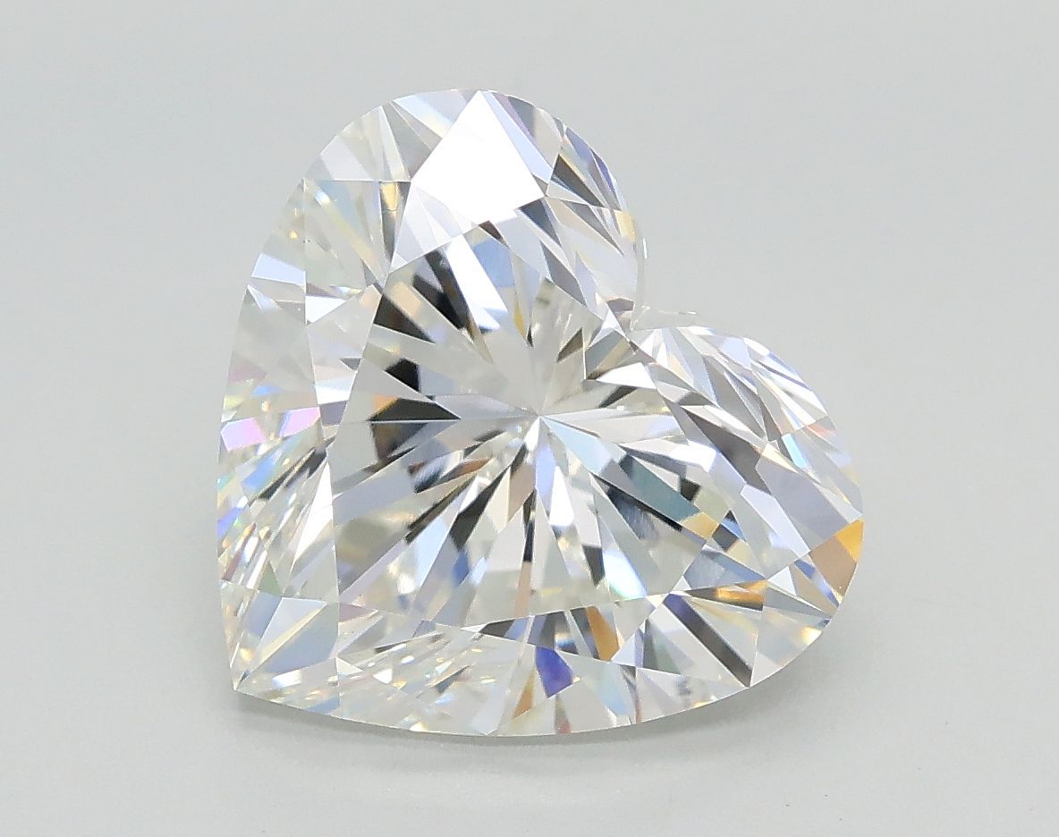 Lab-Grown Heart Diamond - 3.52 Carats, F Color, VS1 Clarity - Certified by IGI - Report Number: LG677569718