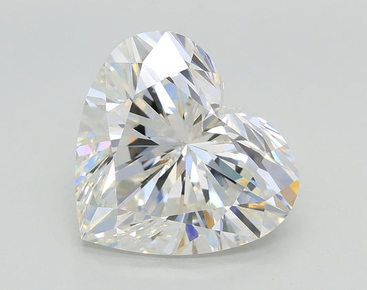 Lab-Grown Heart Diamond - 3.52 Carats, F Color, VS1 Clarity - Certified by IGI - Report Number: LG677569718