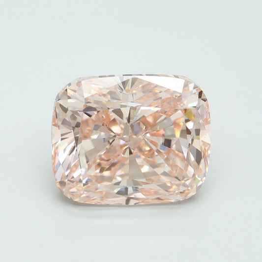 Lab-Grown Cushion Diamond - 6.04 Carats, Fancy Intense Pink Color, VS1 Clarity - Certified by IGI - Report Number: LG616416817