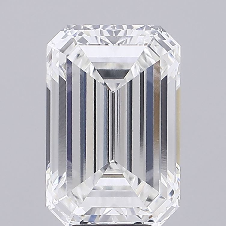 Lab-Grown Emerald Diamond - 7.11 Carats, F Color, VVS2 Clarity - Certified by IGI - Report Number: LG687579493