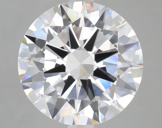 Lab-Grown Round Diamond - 4.02 Carats, E Color, VVS2 Clarity - Certified by IGI - Report Number: LG707526248