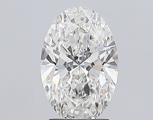 Lab-Grown Oval Diamond - 2.5 Carats, F Color, VS1 Clarity - Certified by IGI - Report Number: LG687508217