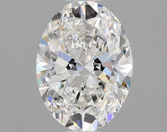 Lab-Grown Oval Diamond - 1.47 Carats, F Color, VVS2 Clarity - Certified by IGI - Report Number: LG665425045