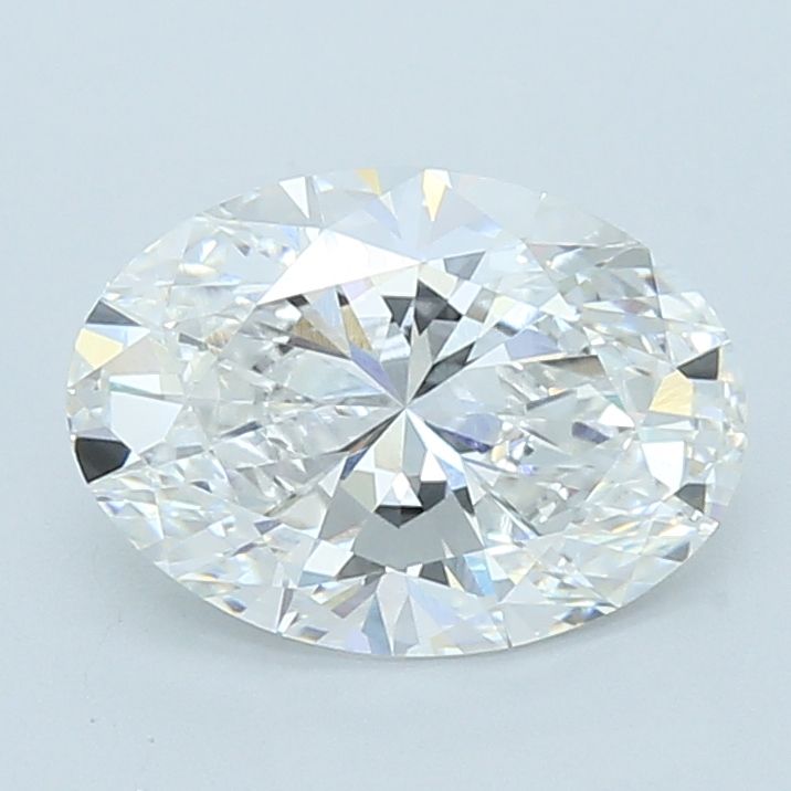 Lab-Grown Oval Diamond - 3.03 Carats, E Color, VVS2 Clarity - Certified by IGI - Report Number: LG712586848