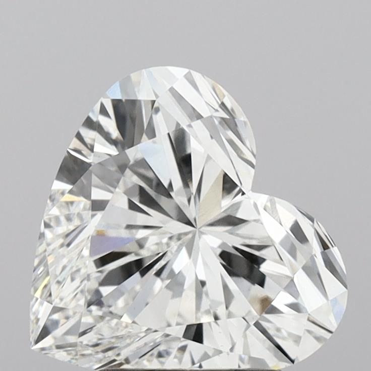 Lab-Grown Heart Diamond - 3.06 Carats, E Color, VVS2 Clarity - Certified by IGI - Report Number: LG660439651