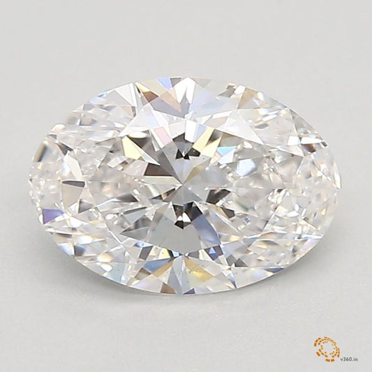 Lab-Grown Oval Diamond - 0.99 Carats, E Color, VS2 Clarity - Certified by IGI - Report Number: LG611356357