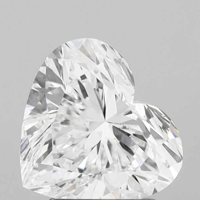 Lab-Grown Heart Diamond - 2.09 Carats, D Color, VVS2 Clarity - Certified by IGI - Report Number: LG691570765