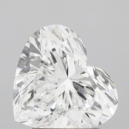 Lab-Grown Heart Diamond - 2.09 Carats, D Color, VVS2 Clarity - Certified by IGI - Report Number: LG691570765