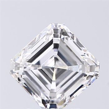 Lab-Grown Asscher Diamond - 2.01 Carats, D Color, VS2 Clarity - Certified by GIA - Report Number: 6482050415