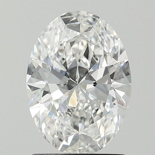 Lab-Grown Oval Diamond - 1.52 Carats, E Color, VVS2 Clarity - Certified by IGI - Report Number: LG680545556