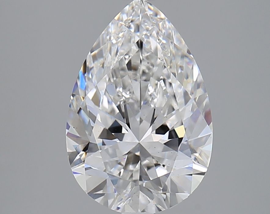 Lab-Grown Pear Diamond - 2.54 Carats, E Color, VS2 Clarity - Certified by IGI - Report Number: LG610342827