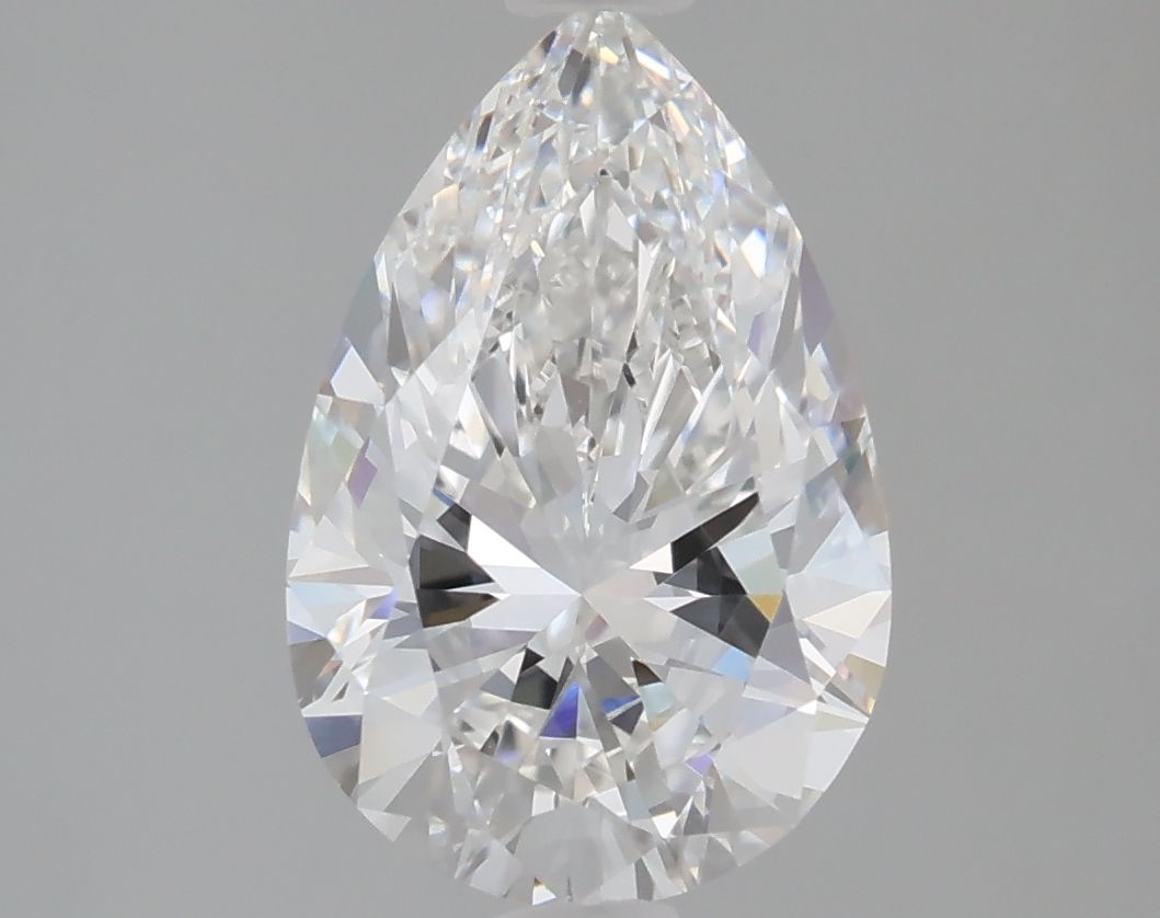 Lab-Grown Pear Diamond - 2.0 Carats, E Color, VVS2 Clarity - Certified by IGI - Report Number: LG688517181