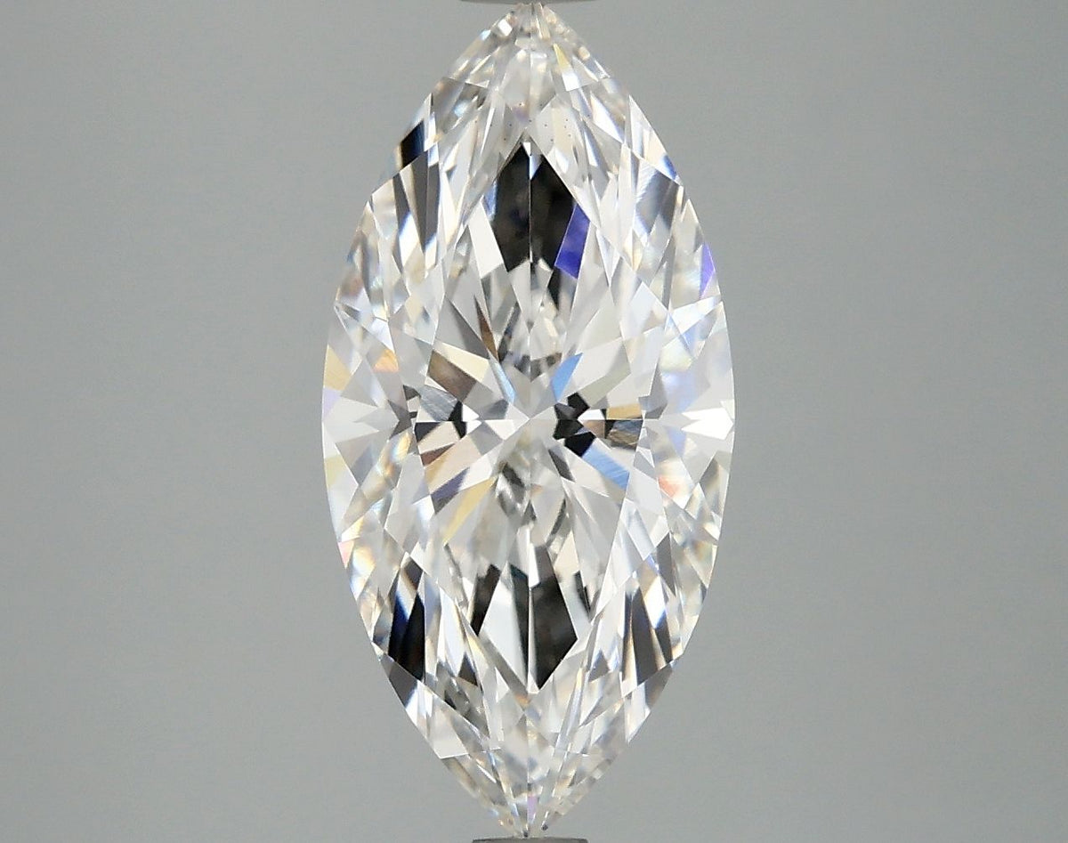 Lab-Grown Marquise Diamond - 2.96 Carats, F Color, VS1 Clarity - Certified by IGI - Report Number: LG673429998