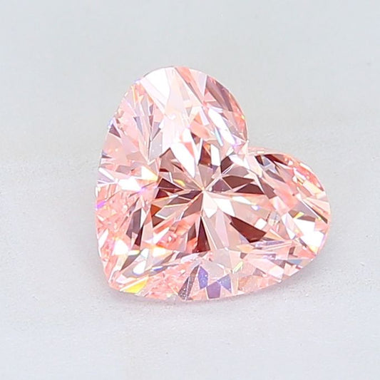 Lab-Grown Heart Diamond - 2.52 Carats, Fancy Intense Pink Color, VVS2 Clarity - Certified by IGI - Report Number: LG681514664