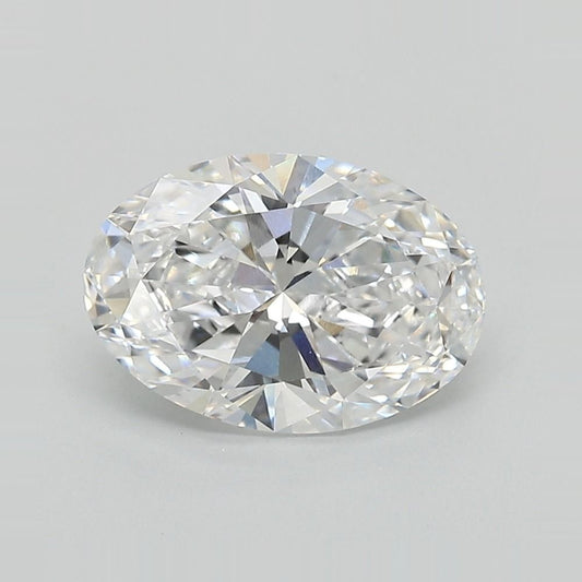Lab-Grown Oval Diamond - 2.53 Carats, D Color, VVS2 Clarity - Certified by IGI - Report Number: LG691525010