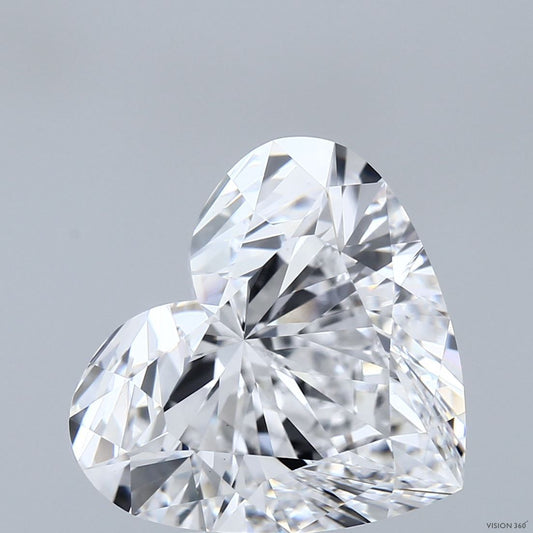Lab-Grown Heart Diamond - 8.0 Carats, E Color, VS1 Clarity - Certified by IGI - Report Number: LG691558008