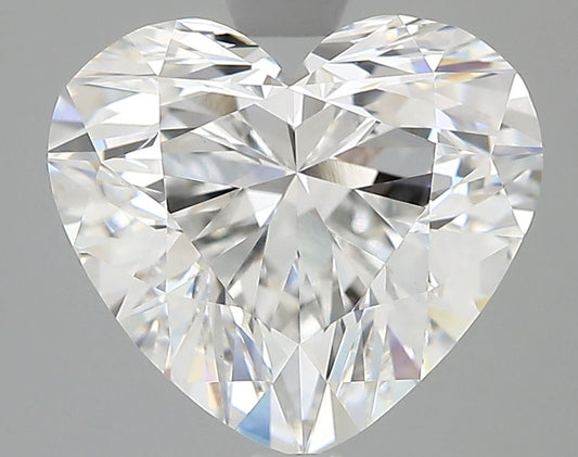 Lab-Grown Heart Diamond - 3.53 Carats, E Color, VVS2 Clarity - Certified by IGI - Report Number: LG711518845