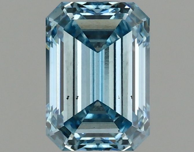 Lab-Grown Emerald Diamond - 1.05 Carats, Fancy Intense Blue Color, VS2 Clarity - Certified by IGI - Report Number: LG637461254
