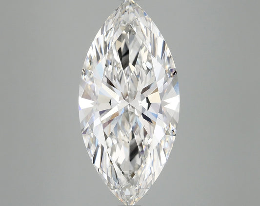 Lab-Grown Marquise Diamond - 5.03 Carats, F Color, VS1 Clarity - Certified by IGI - Report Number: LG689556996