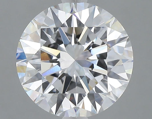 Lab-Grown Round Diamond - 4.03 Carats, E Color, VVS2 Clarity - Certified by IGI - Report Number: LG708585263